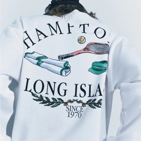 ZARA TEXT PRINT SWEATSHIRT - Picture 4 of 8